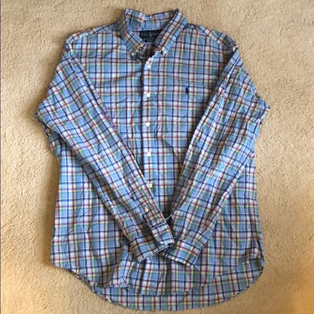 Polo RL button down shirt size L